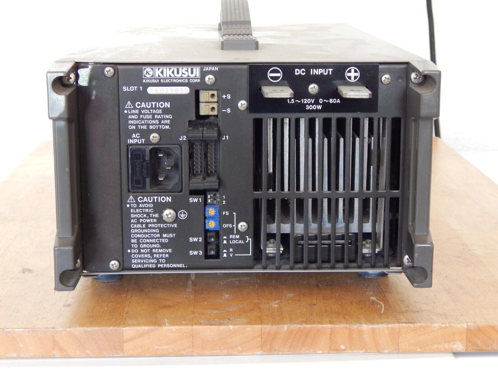 Kikusui PLZ303W Electronic Load 120V 60A 300W Tested Kikusui PLZ303W Electronic Load 120V 60A 300W Tested